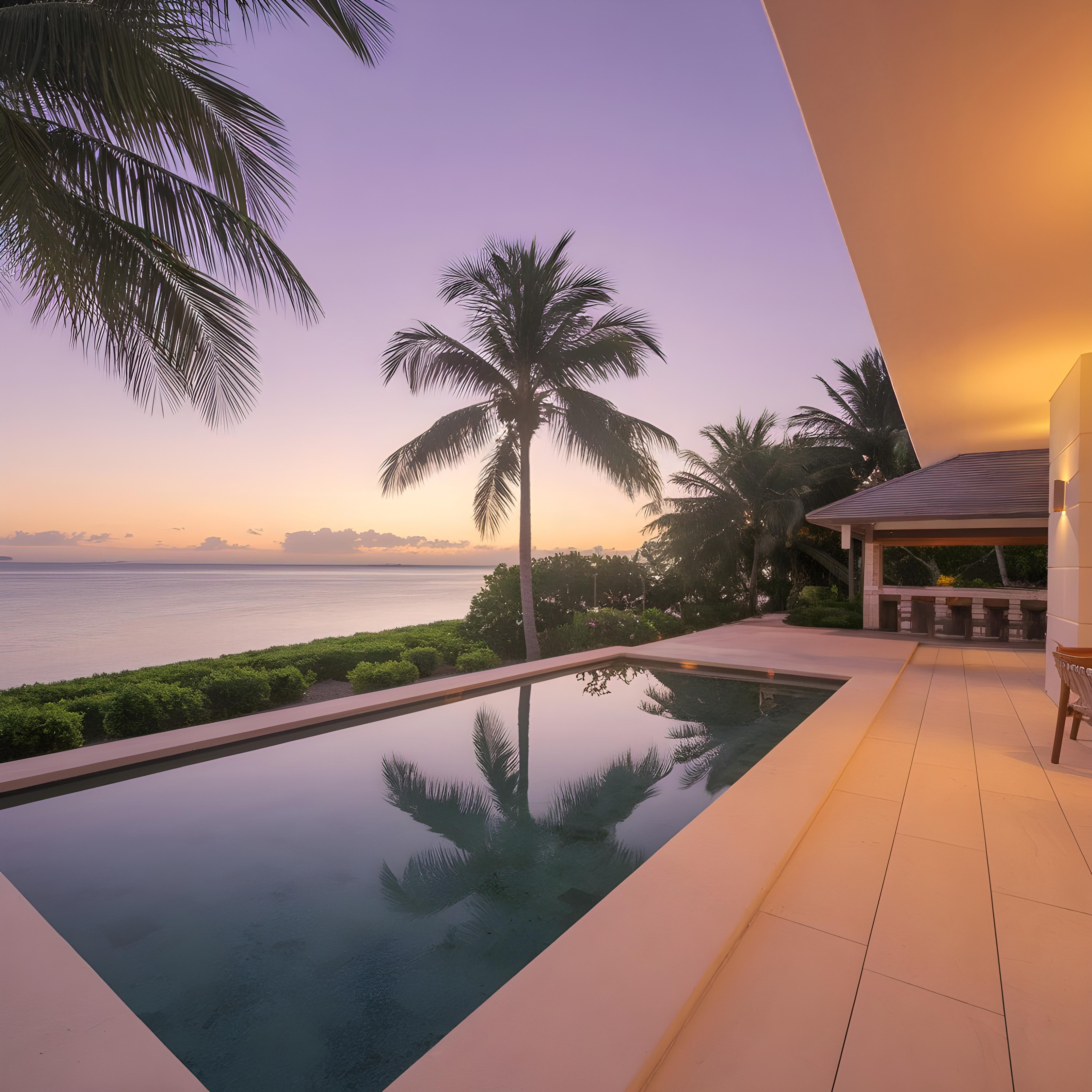 Square Overlapping Pool Resort Frame